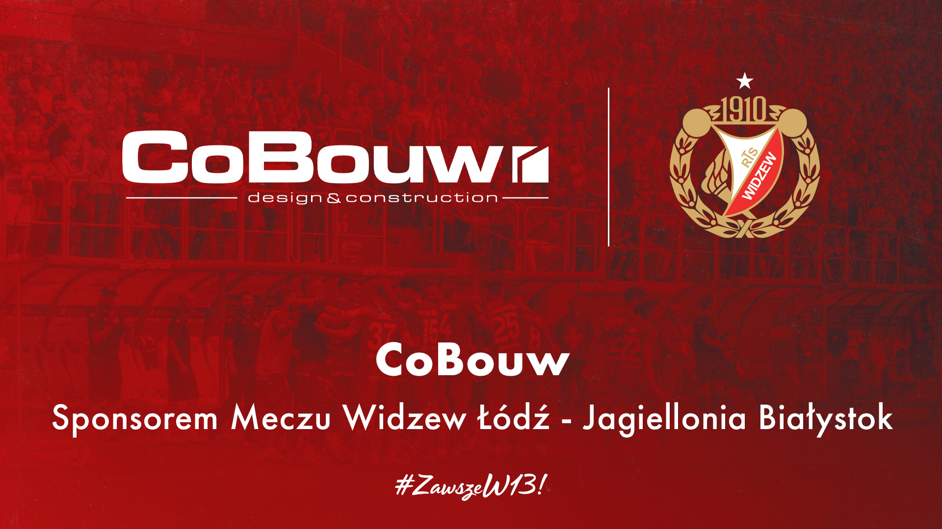 CoBouw Sponsorem Meczu z Jagiellonią Białystok