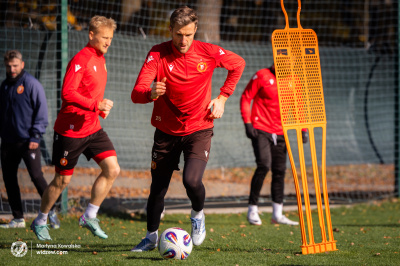 Przygotowania do meczu z Koroną