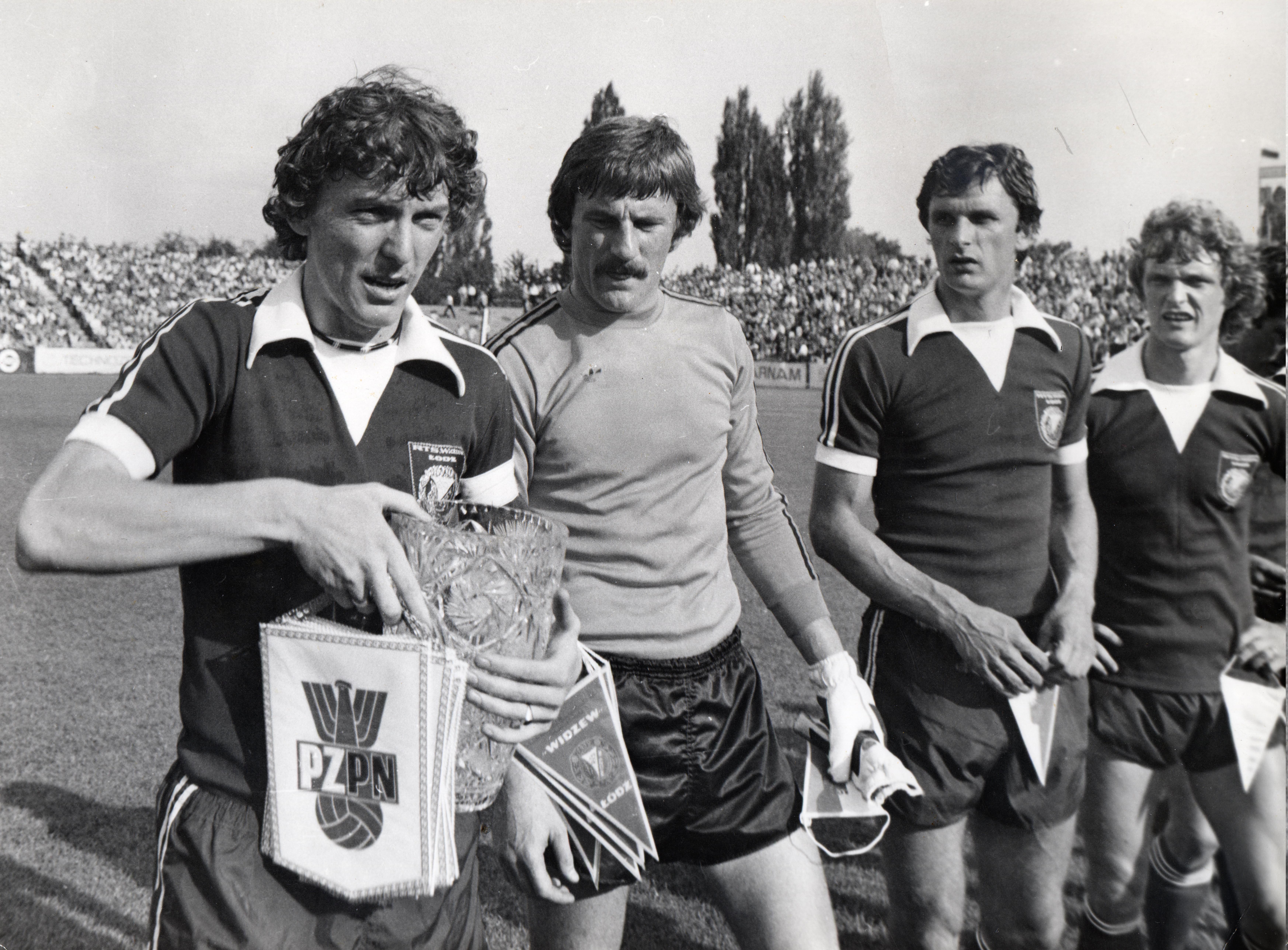 Widzew 1982 Mistrz Polski 1981-82, Boniek, Młynarczyk, Żmuda, Tłokiński
