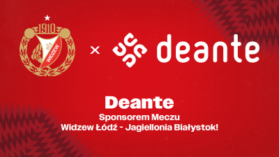 Deante Sponsorem Meczu z Jagiellonią Białystok