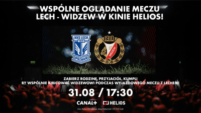 Obejrzyj mecz z Lechem w kinie Helios!